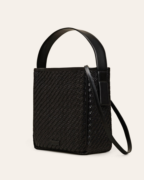 IWA Black Twill Shoulder bag