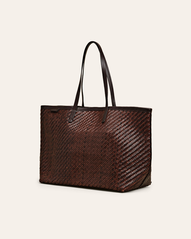 ISAI Umber brown shopper 2 