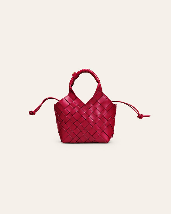 Cala Jade Rasberry red Misu Mini cross-body bag 1