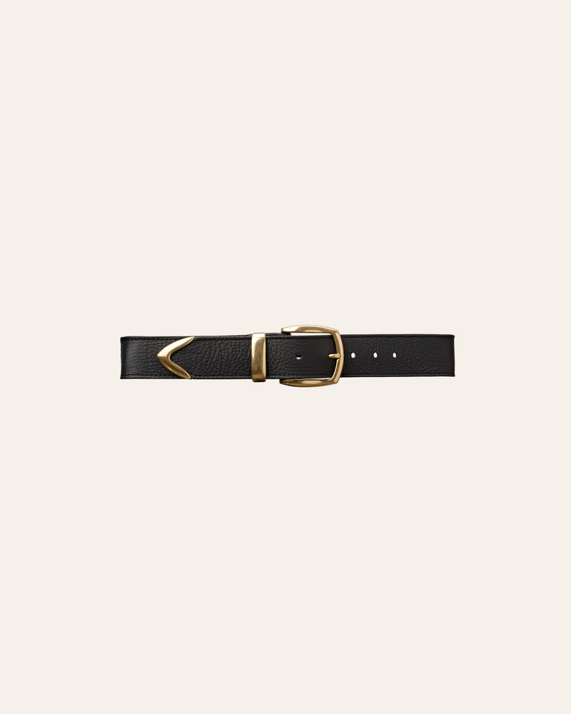 Cala Jade Nebel Belt Black Gold