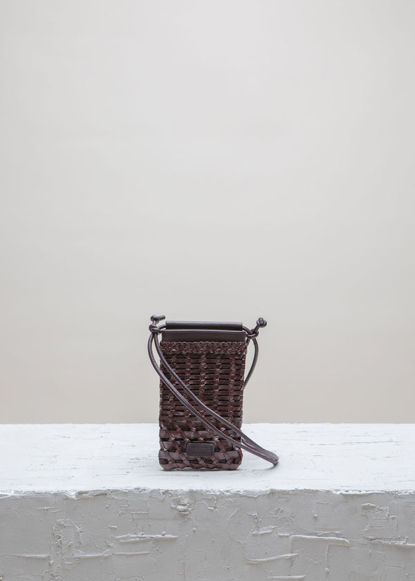 Cala Jade Mia brown fudge cross-body pouch 4