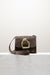 Cala Jade brown suede leather cross-boddy bag