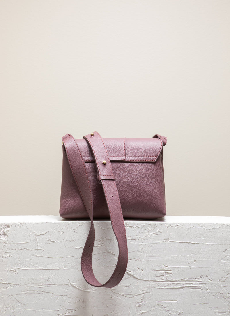 Cala Jade purple leather cross body bag