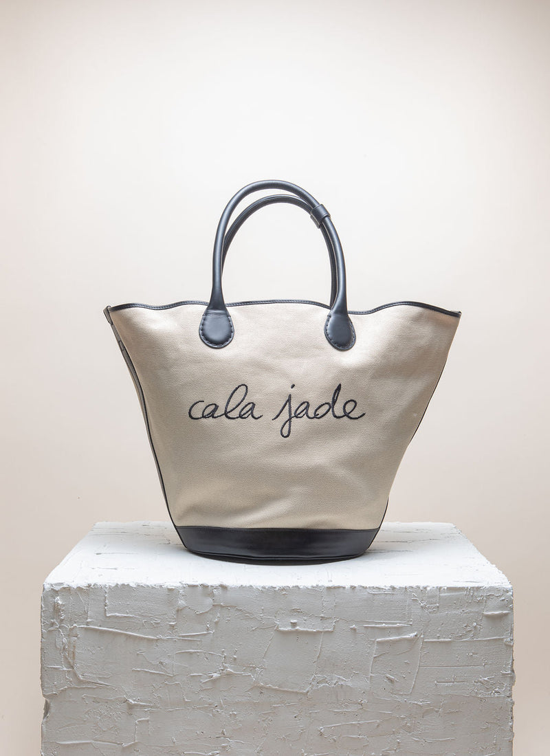 Cala Jade large Sandhi canvas tote bag 